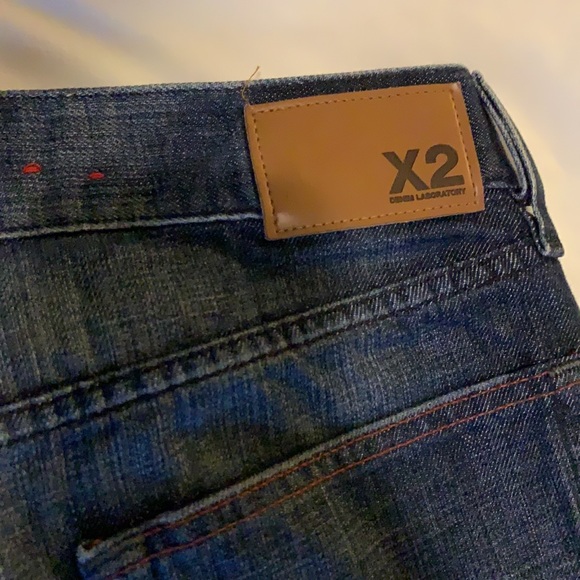 Men’s Express X2 denim boot cut jeans - 32W 30L - Picture 7 of 7